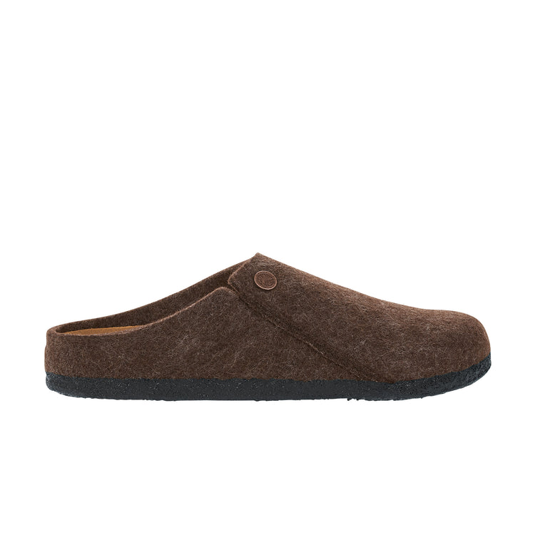 Birkenstock Zermatt Wool Felt Mocca side view