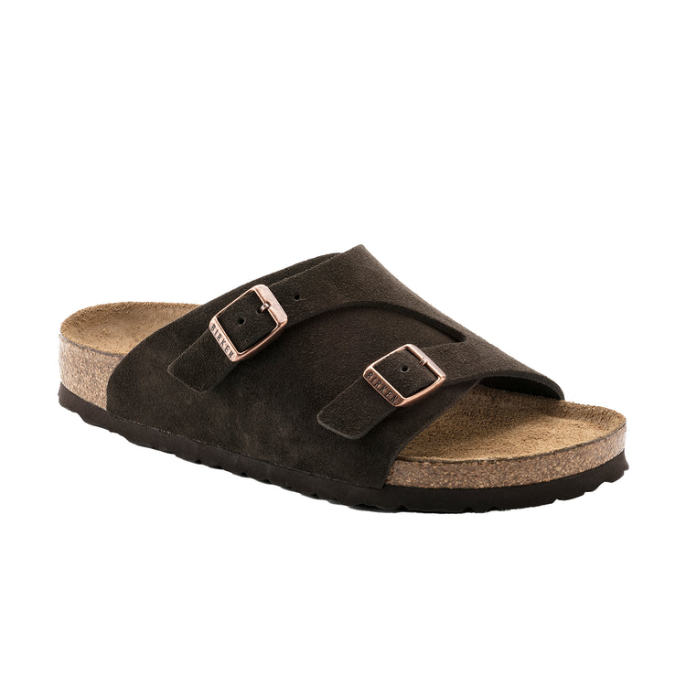 Birkenstock Zurich Soft Footbed Mocca Suede Leather 