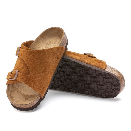 Birkenstock Zurich Mink Suede Leather sole view