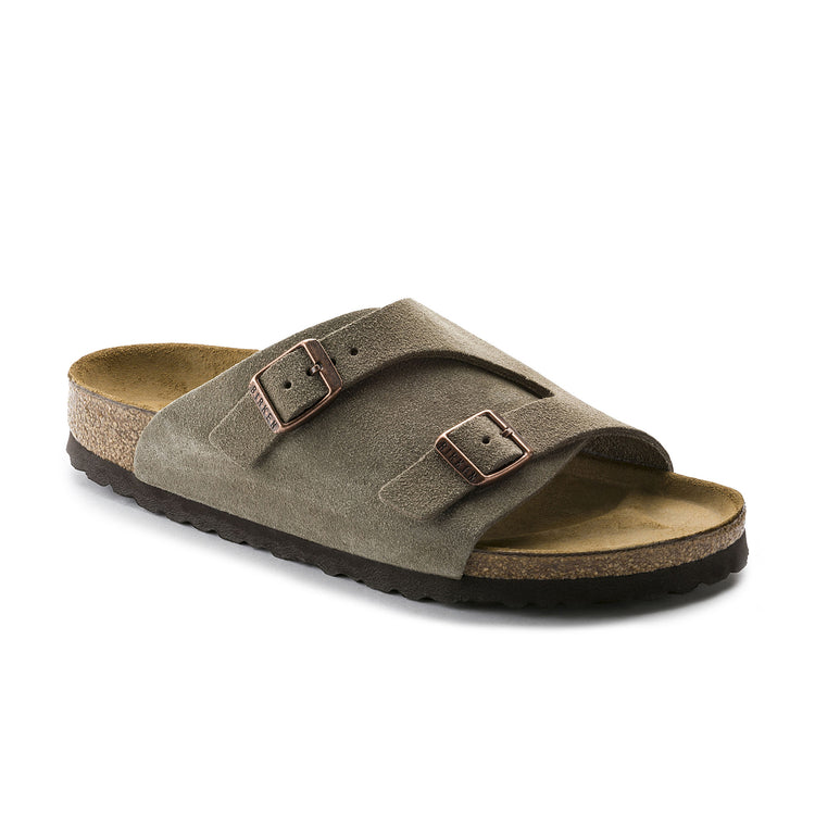 Birkenstock Zurich Taupe Suede Leather