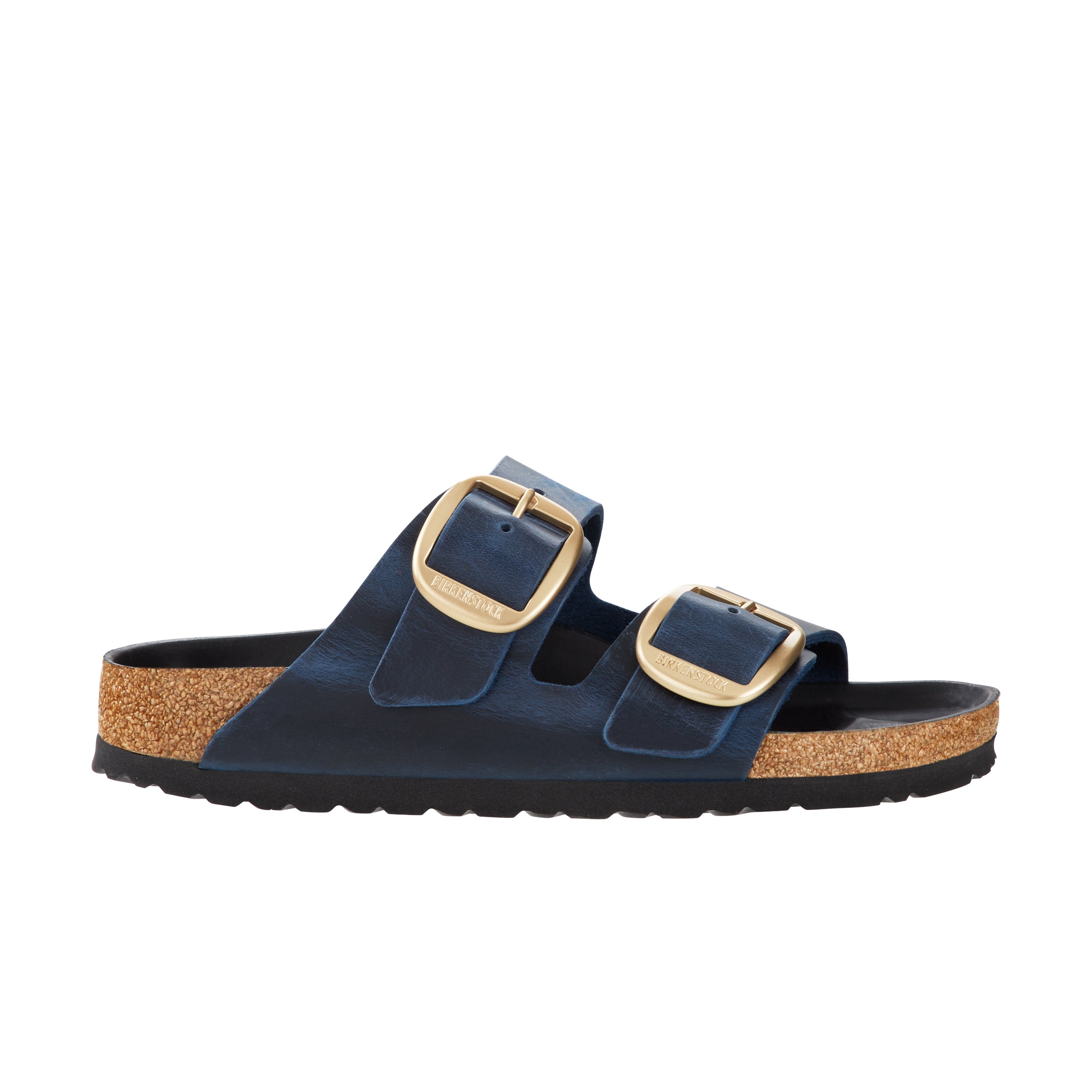 Birkenstock navy big online buckle