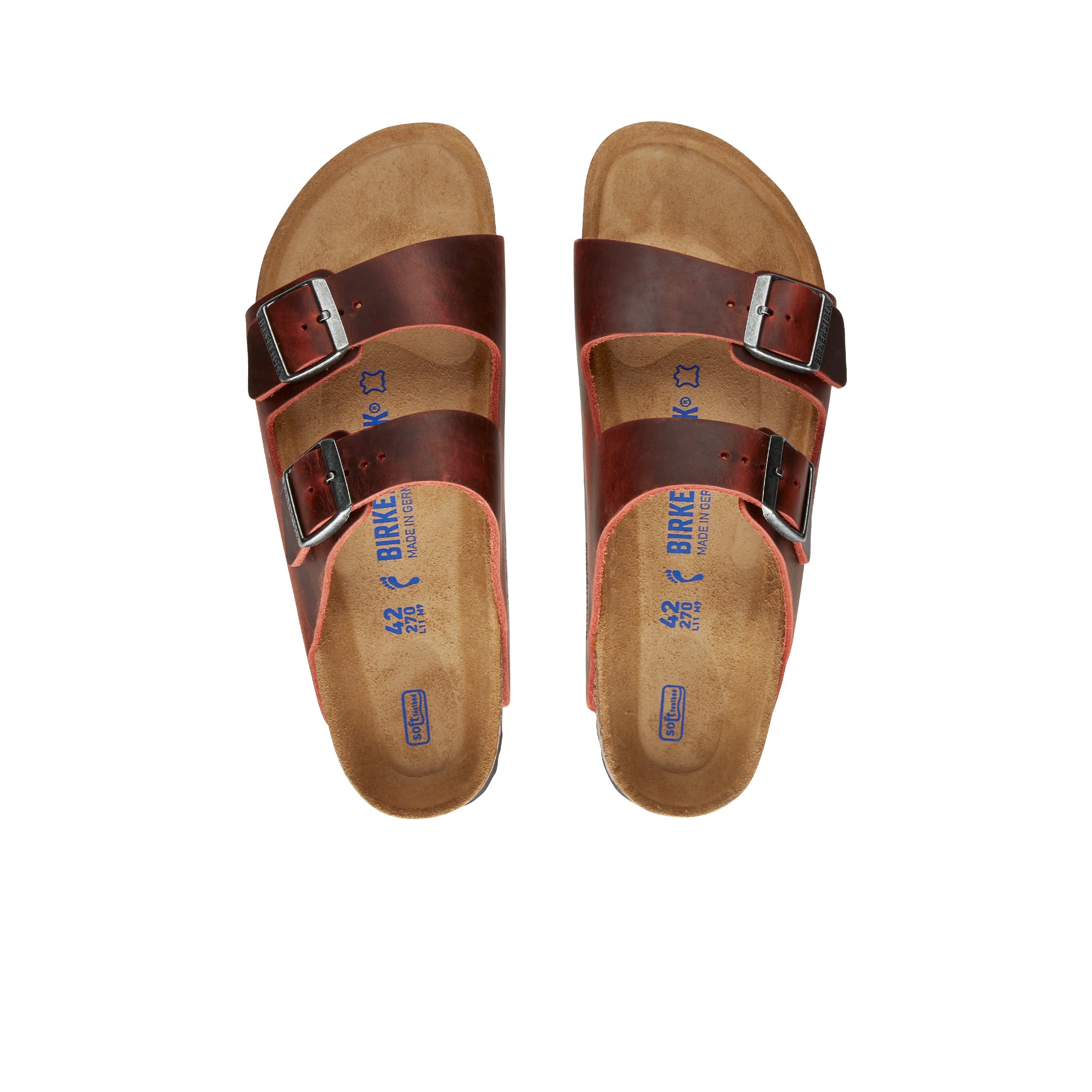 Birkenstock earth 2025 red suede