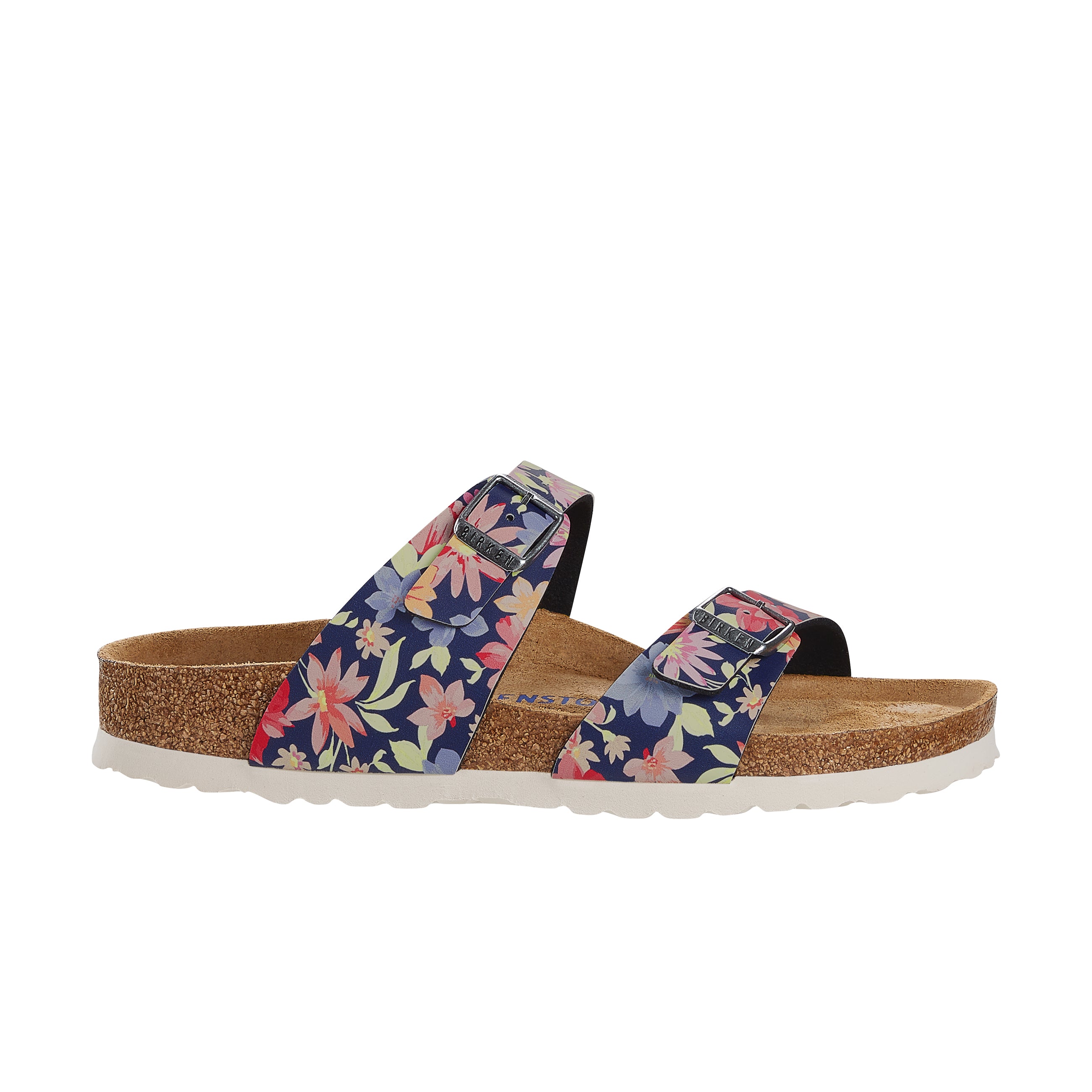 Birkenstock gizeh supernatural online flowers navy