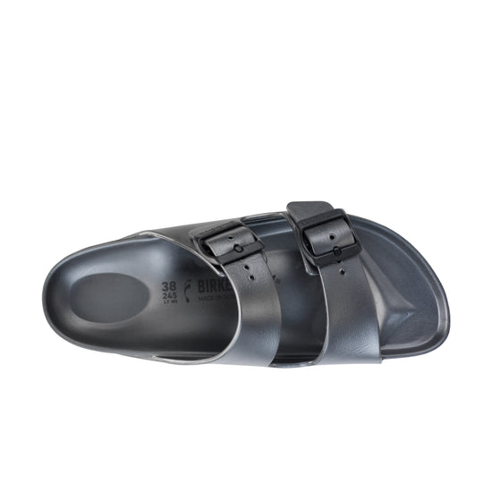 Birkenstock Arizona EVA Metallic Black top view