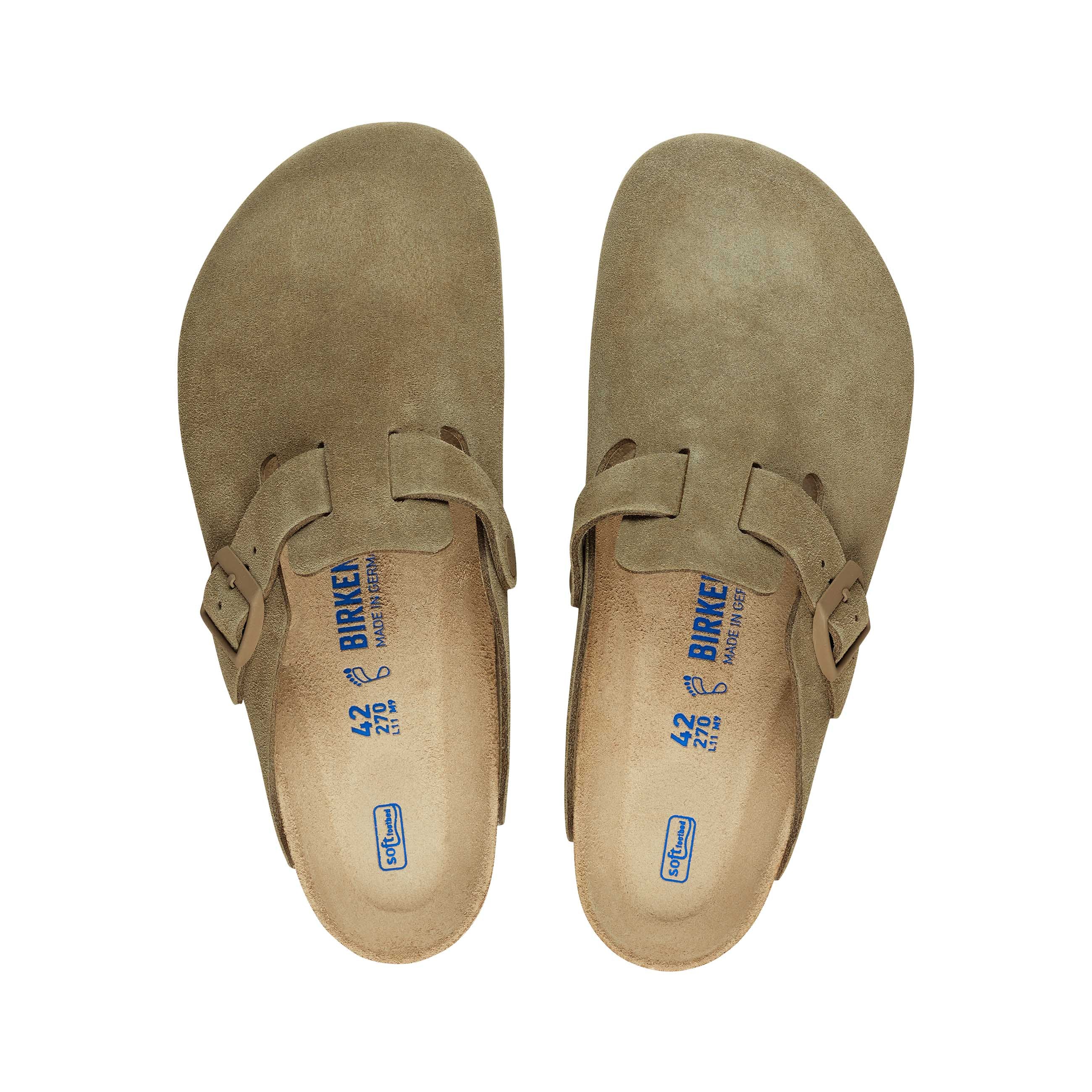 Birkenstock boston faded discount khaki