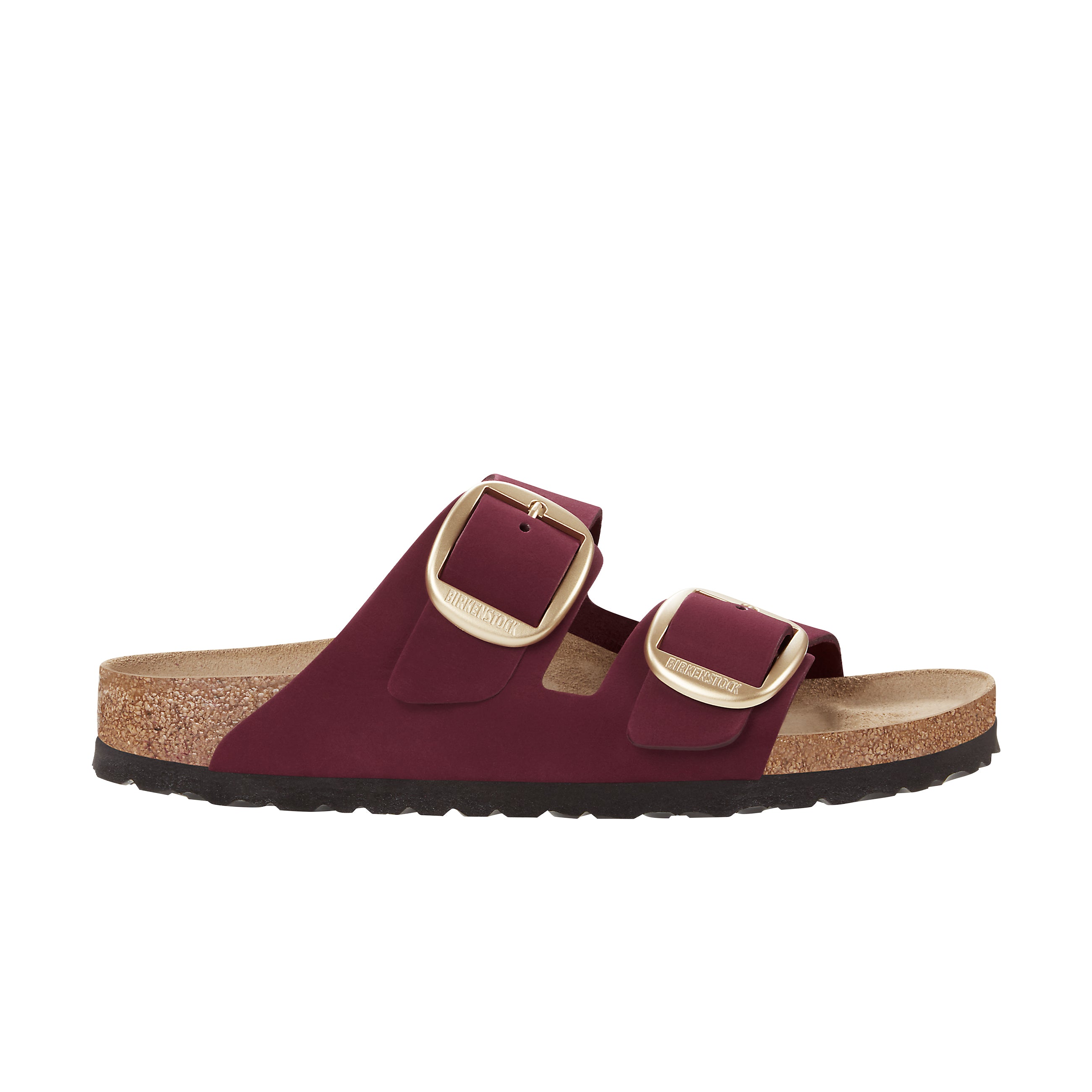 Birkenstock big 2025 buckle marron