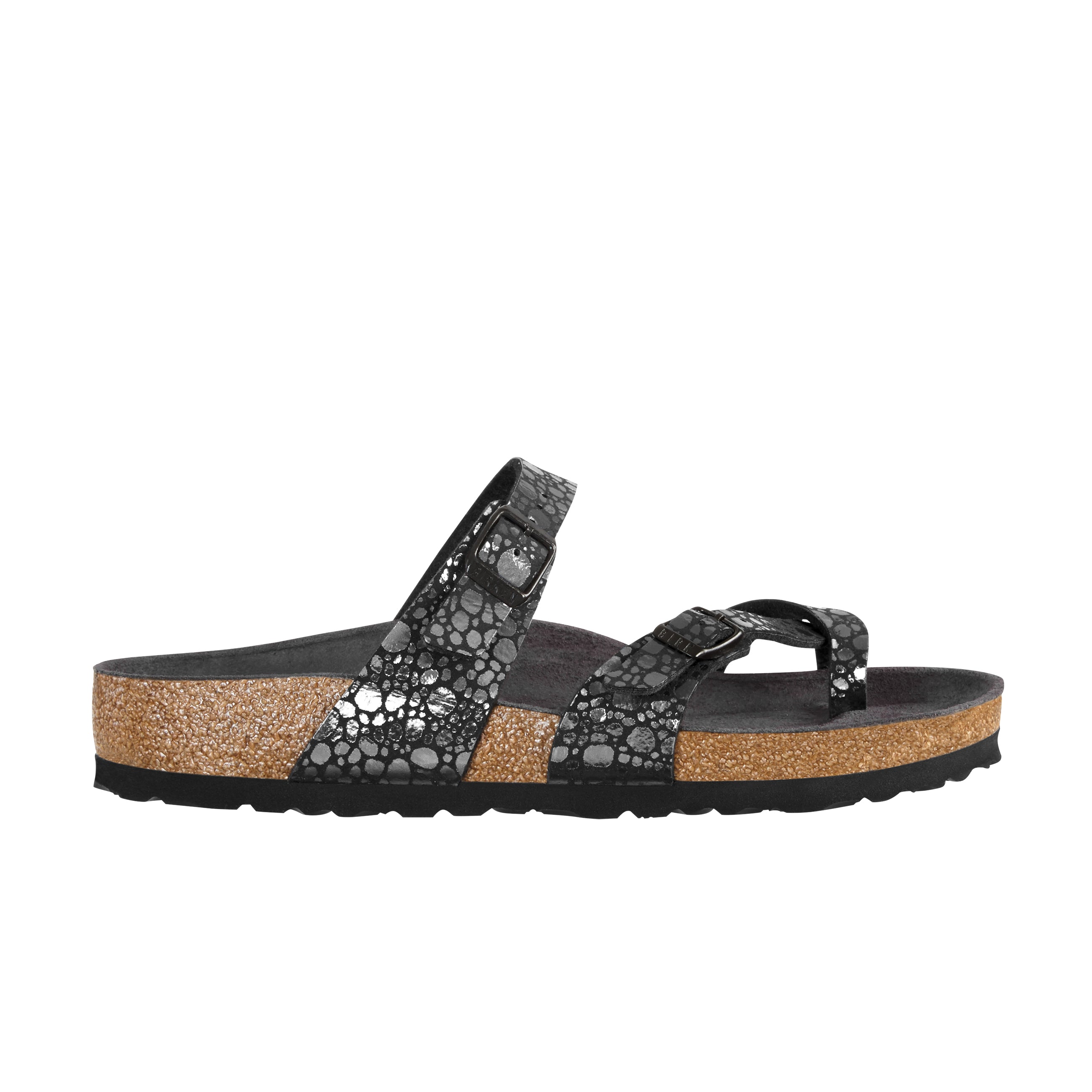 Metallic stones cheap black birkenstock