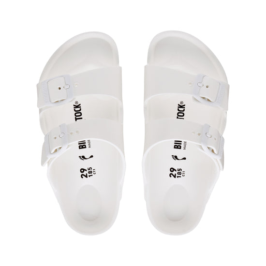 Birkenstock Arizona Kids EVA White top view