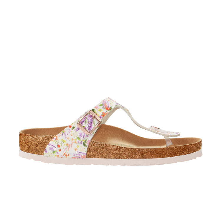 Birkenstock Gizeh Vegan Rose Multicolour Birko-Flor side view