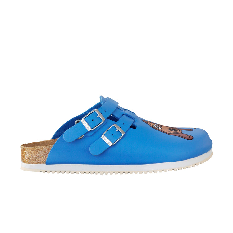 Birkenstock Kay Supergrip Blue Dog Birko-Flor side view