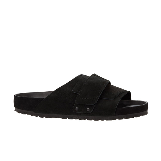 Birkenstock Kyoto Exquisite Black Suede Leather side view