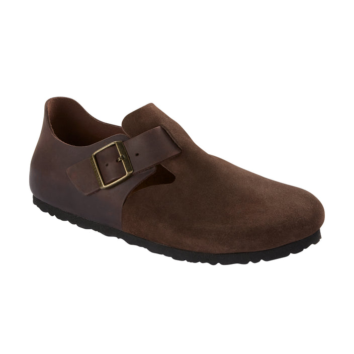 Birkenstock London Ebony Oiled/Suede Leather